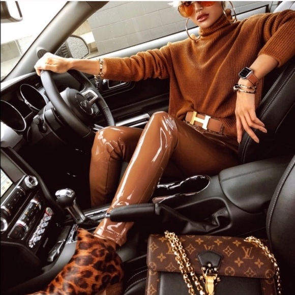 House of CB Haridan Patent Stretch Vinyl - Picture 1 of 6